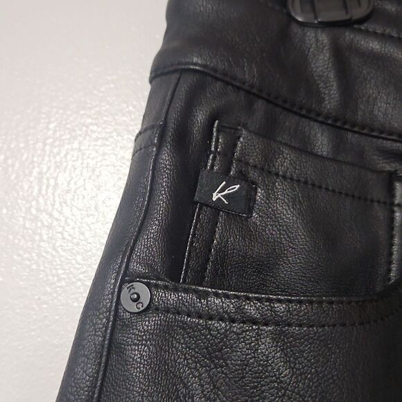 NWT KanCan Janet High Rise Faux Leather Ankle Skinny Pants sz 13/30 - Picture 6 of 12